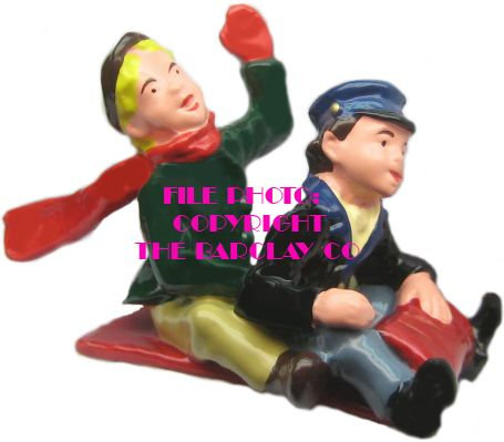 #4201 - Kids On Toboggan