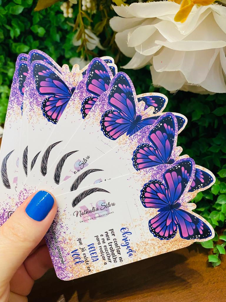 Miniatura: Cartões Personalizáveis 5x9 cm – Frente Colorida