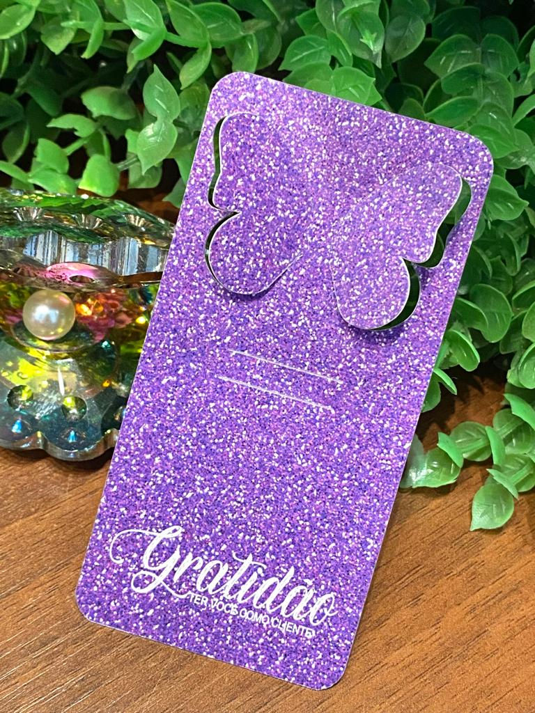 Miniatura: Tags Para Escovinha de Cílios e Mini Lixas de Unha - Coleção Glitter
