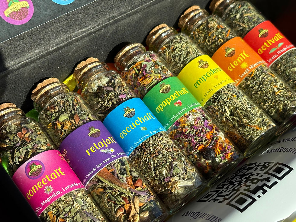 Miniatura: Mini Kit de Siete Tisanas Florales de SanarTé Sana