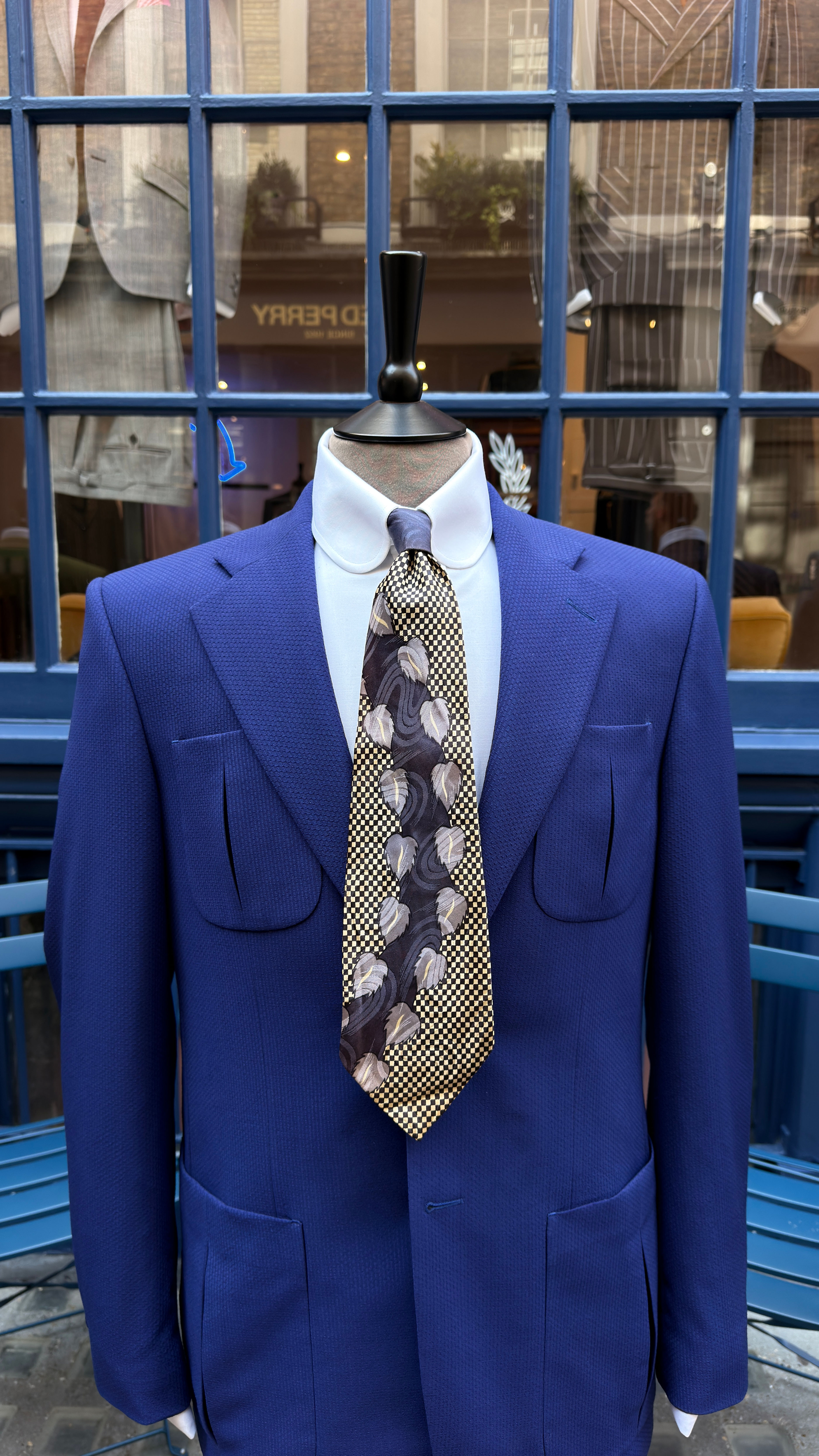 The Leaf Panel Silk Vintage Tie