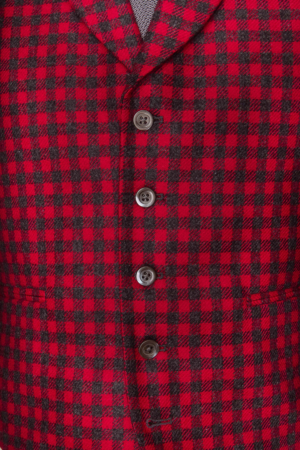Thumbnail: The Dean - Red Wool Check