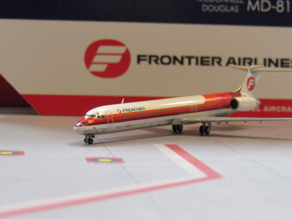 Miniatura: Gemini jets 1:400 Md-81 Frontier Airlines