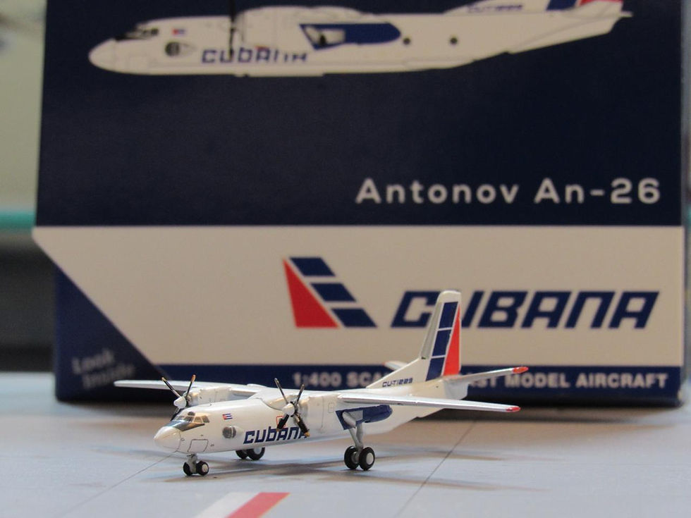 Miniatura: Gemini Jets 400 Antonov 26 Cubana de Aviación