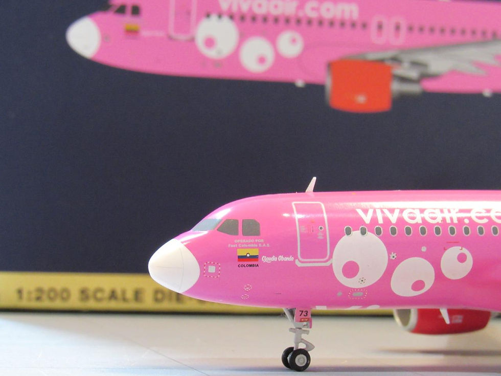 Thumbnail: Gemini Jets 200  Airbus A - 320 Viva Air Pink