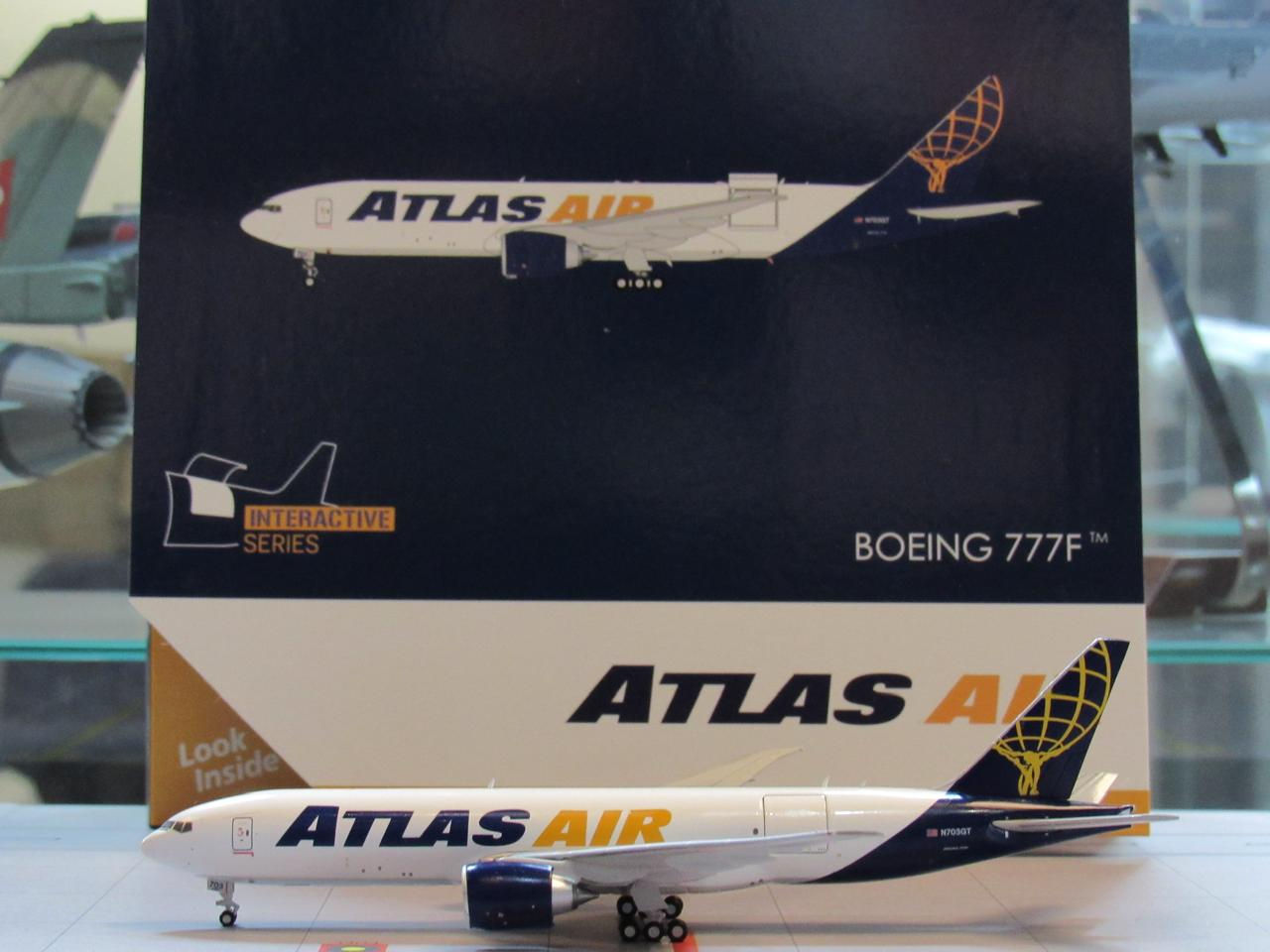 Gemini jets 1:400 Boeing 777 F Atlas ¨Interactive series¨