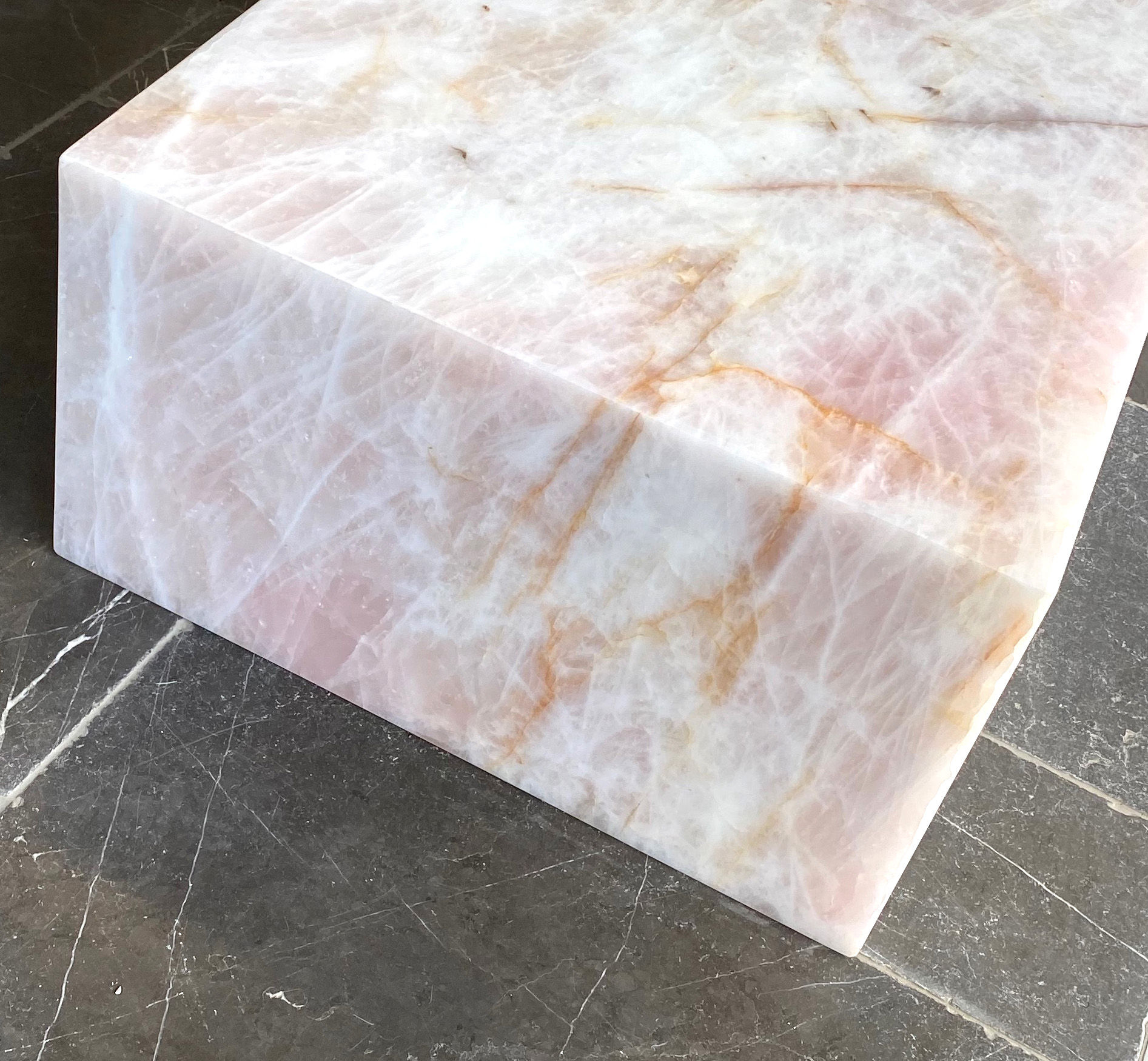 Pink Onyx Coffee Table