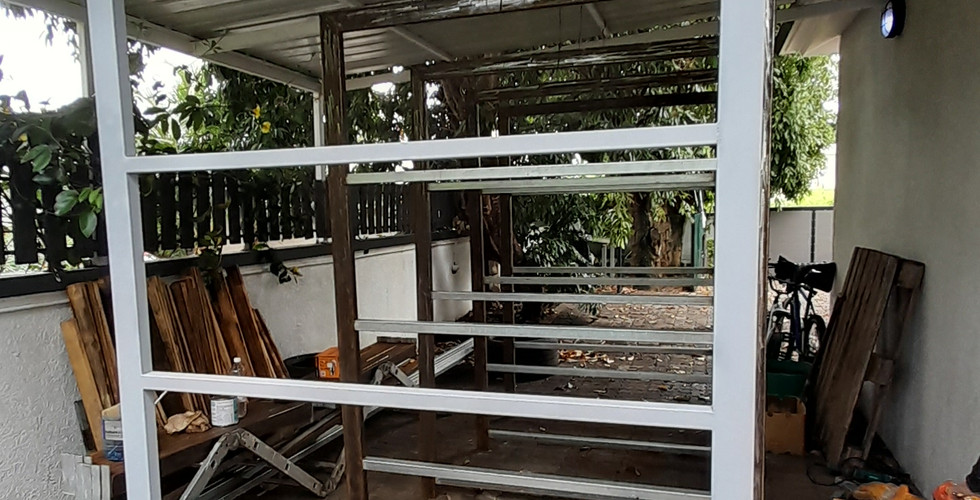 Hanging of Pipe Rack for Primer coating and Paint