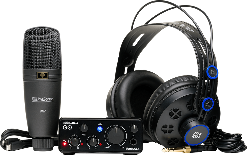 PreSonus AudioBox GO™ Creator Bundle-indigo Oak Studio