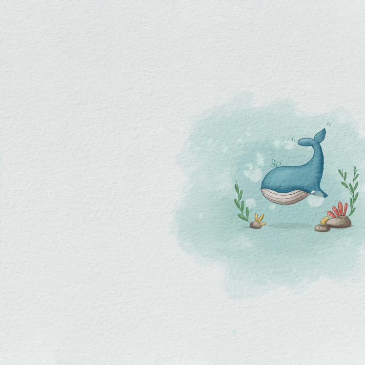 縮圖：Premium Vintage Dreamy Whale