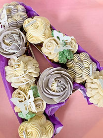 Monogram Cupcakes