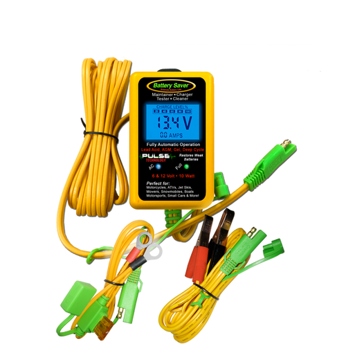 Battery Saver™ 6 & 12 Volt 10W Pulse Maintainer & Tester (Gen. 3 ...