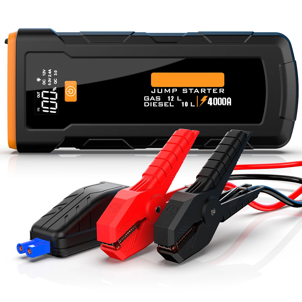 Emergency Portable Jump Starter - 4000 A (12 Volt)