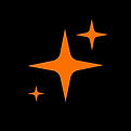 Three Orange Stars