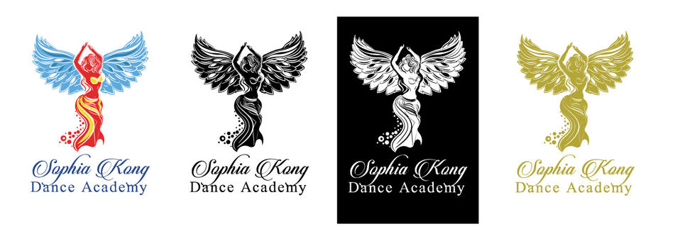 Logo redesign look for Sophia Kong dance academy