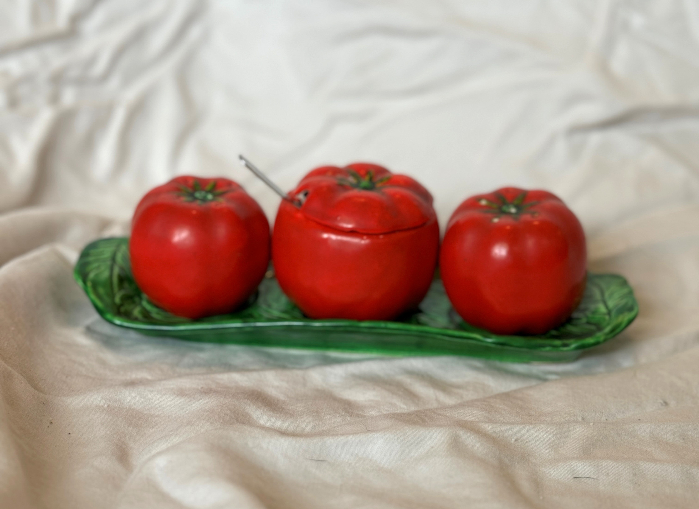 Maruhon Ware 6 Piece Tomato Condiment set