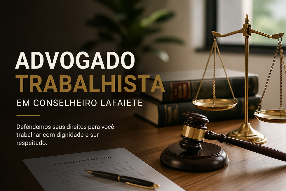 Advogado Trabalhista em Conselheiro Lafaiete: Saiba Quando Procurar Ajuda Jurídica