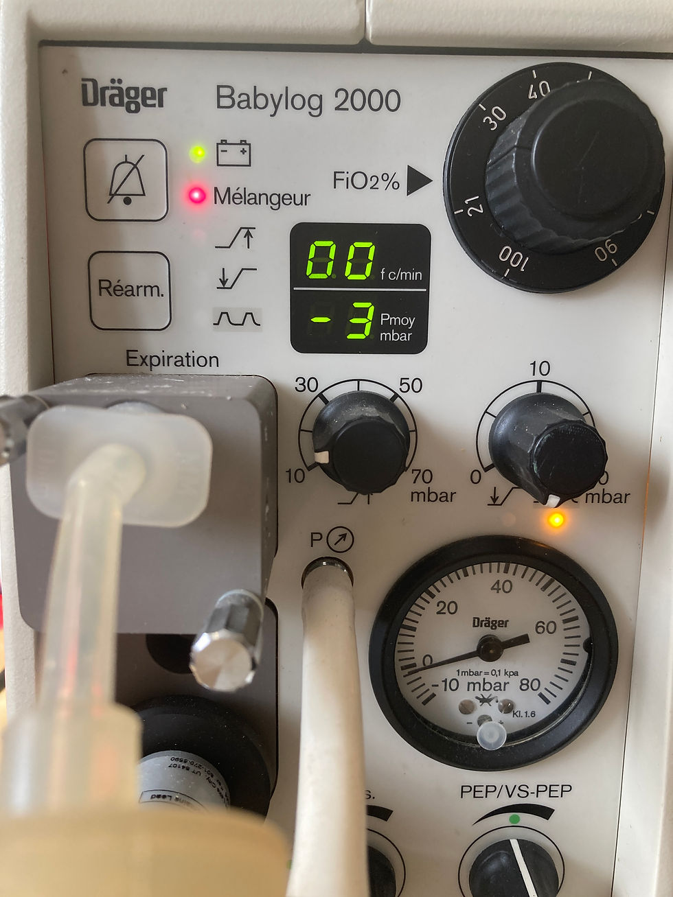 Miniature : Respirateur Dräger Babylog 2000