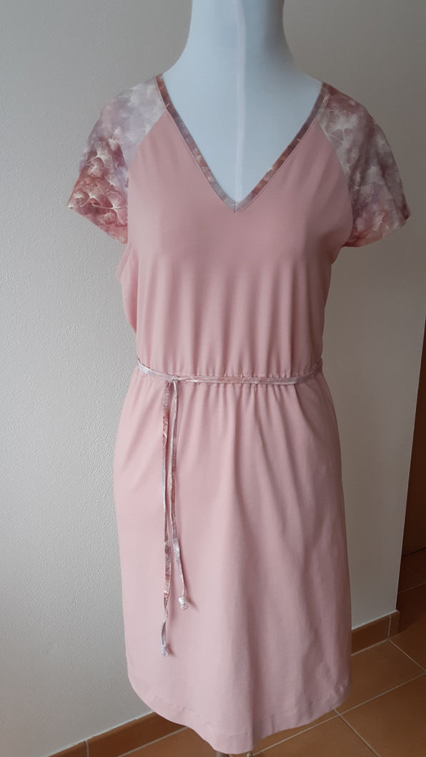 Šaty STARORŮŽOVÉ (vel. 42)