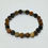 Miniaturbild: Handgefertigtes Versteinertes Holz Armband Edelsteinarmband braun beige ohne Verschluss Heilstein Energieschmuck Mann Frau