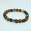 Miniaturbild: Handgefertigtes Versteinertes Holz Armband Edelsteinarmband braun beige ohne Verschluss Heilstein Energieschmuck Mann Frau