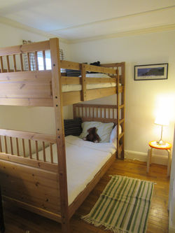 Bunk beds second bedroom
