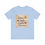 Thumbnail: “Rescue Vibes Only” tee in pastel baby blue and mauve with paw print and heart graphics