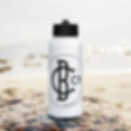 Thumbnail: Stainless steel water bottle with a straw lid