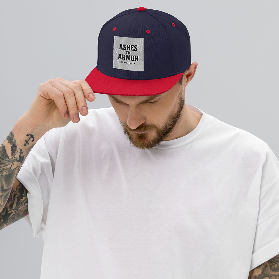 Thumbnail: Snapback Hat: Ashes to Armor