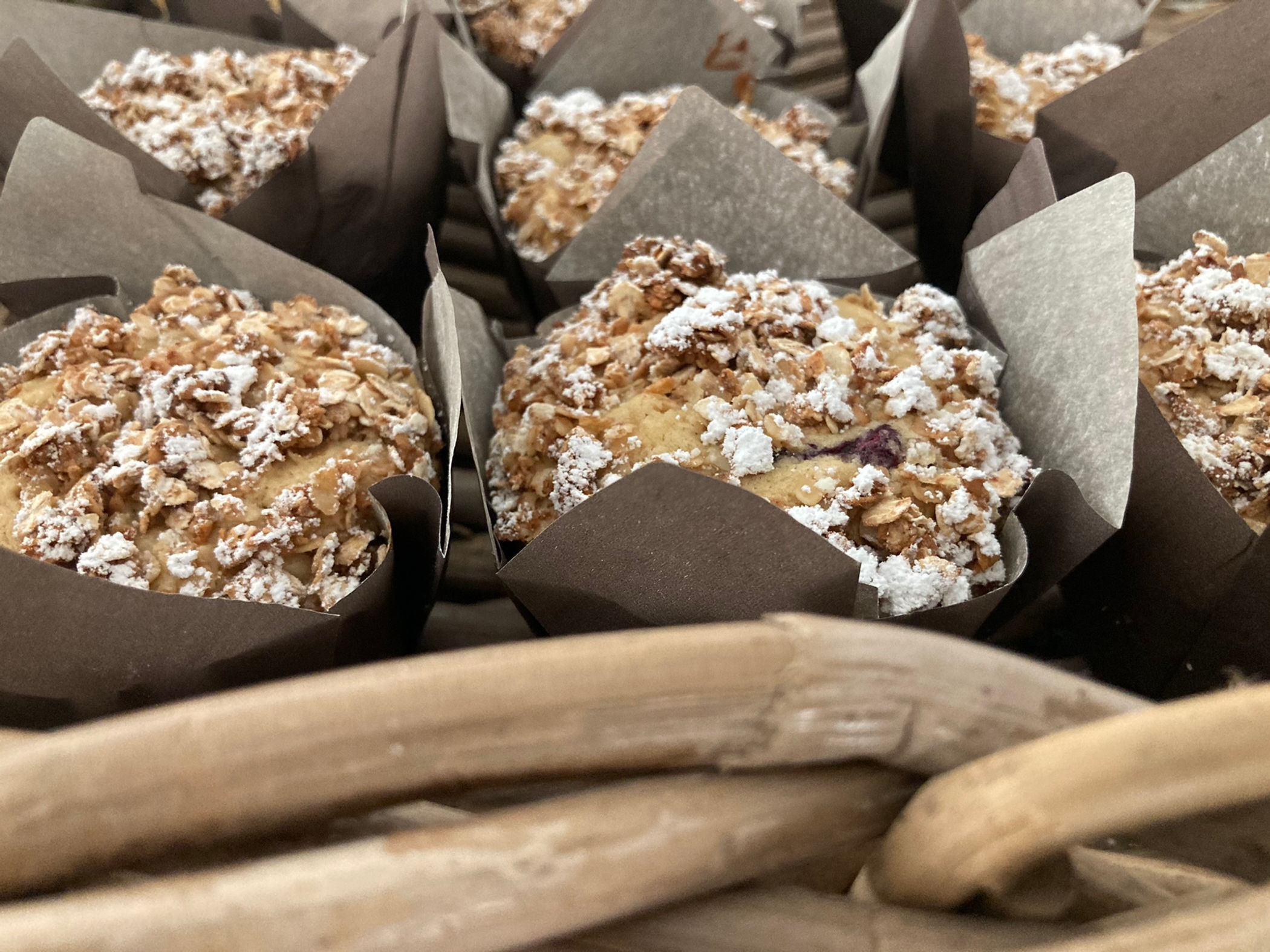 Blueberry Flaxseed Muffins