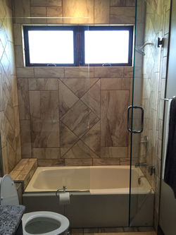 Shower Door Installed by First Rate Glass Inc 2