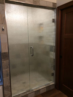 Shower Door System Installed by First Ra