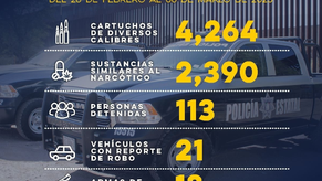 Incauta Gobierno de Sonora más de dos mil 390 dosis de sustancias similares al narcótico