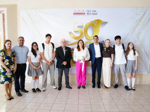 Conmemora Gobierno de Sonora 50 Aniversario de Cobach: SEC