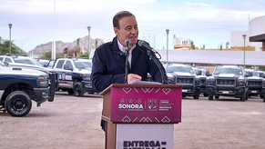 Gobernador Durazo amplía la fuerza policial en 21 municipios con nuevas unidades y más elementos capacitados