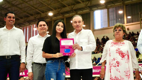 Gobernador Durazo beneficia a más de cinco mil estudiantes cajemenses con Becas Sonora de Oportunidades