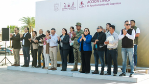 Realiza Ayuntamiento de Guaymas izado de Bandera