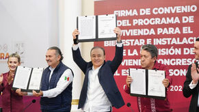 Gobernador Durazo facilita acceso a más créditos de vivienda para familias sonorenses