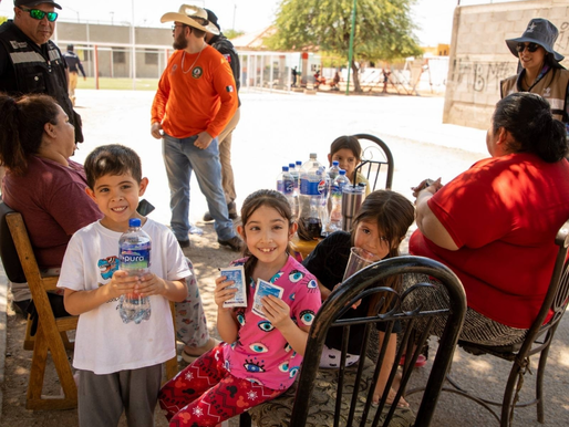 Gobierno de Sonora acerca hidratación y atención médica a la población durante temporada de calor