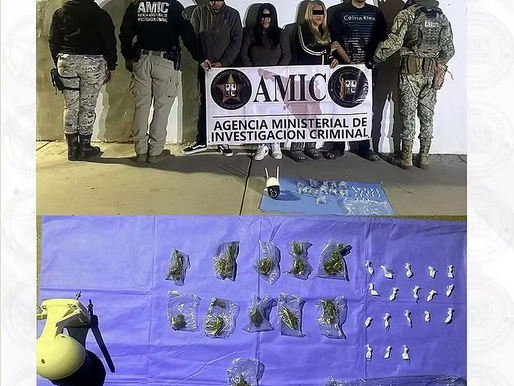 Cateo interinstitucional en Sonoyta deja cuatro detenidos y aseguramiento de droga