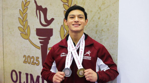 Alumno de Cobach Sonora se proclama campeón de gimnasia en Olimpiada Nacional 2025