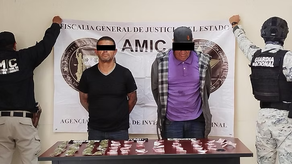 Detiene operativo conjunto a dos sujetos por narcomenudeo en San Luis Río Colorado