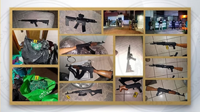 Aseguran armas, droga y vehículos en dos cateos realizados en SLRC