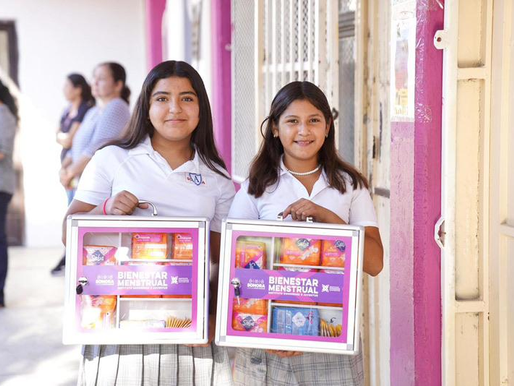 Entregan SEC e ISJ botiquines y productos de gestión menstrual