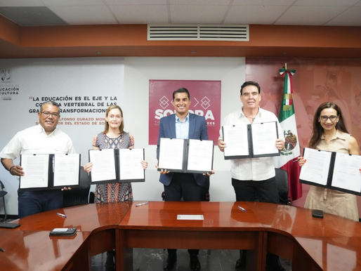 Formalizan Gobierno de Sonora y Fundación Alberto Baillères alianza a favor de la educación: SEC