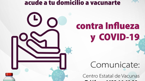 Salud Sonora informa que aún es tiempo de vacunarse contra influenza y covid-19