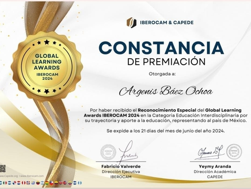 Docente de Conalep Sonora es galardonado a nivel internacional por su trayectoria y aporte a la educación