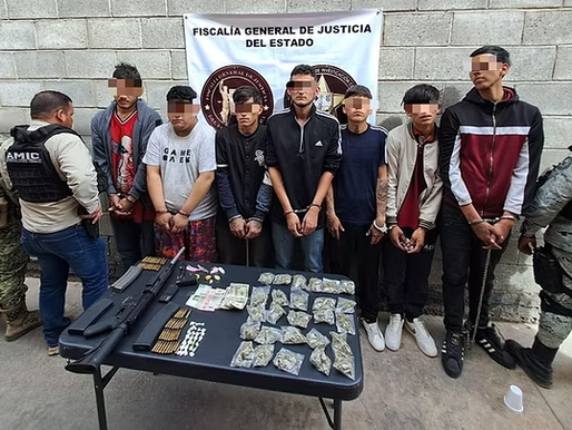 AMIC y DEFENSA aseguran droga y armas en cateo en Hermosillo; siete personas detenidas