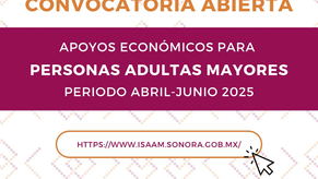 Convoca Gobierno de Sonora a inscribirse al programa Fomentando el Envejecimiento Activo: ISAAM