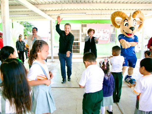 Brindan autoridades educativas y sindicales acompañamiento a comunidad escolar de Vícam